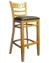 E1026BSRFO American Back Wood Barstool