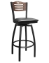 E161BSSRFO Swivel Metal Barstool