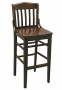 FLS02BRFO Wood Barstool